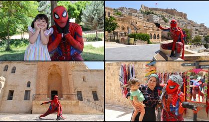 “Örümcek Adam” Mardin’de