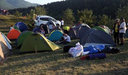 İnebolu'dan Kastamonu'ya Atatürk ve İstiklal Yolu Yürüyüşü sürüyor