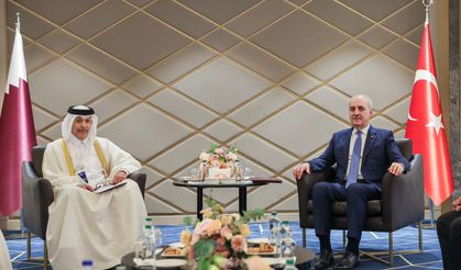 Kurtulmuş ve Ghanim bir araya geldi