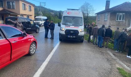 Ordu'da otomobil yayaya çarptı