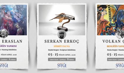 Başkentte sanat rüzgarı: Galeri Soyut’ta üç sergi birden açılıyor
