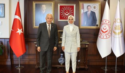 Yenimahalle Belediye Başkanı Fethi Yaşar'dan Bakan Göktaş'a Ziyaret