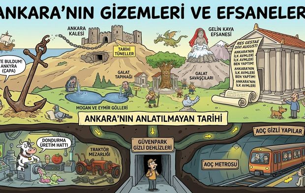 Ankara Kalesi'nden AOÇ'ye Ankara Gizemleri