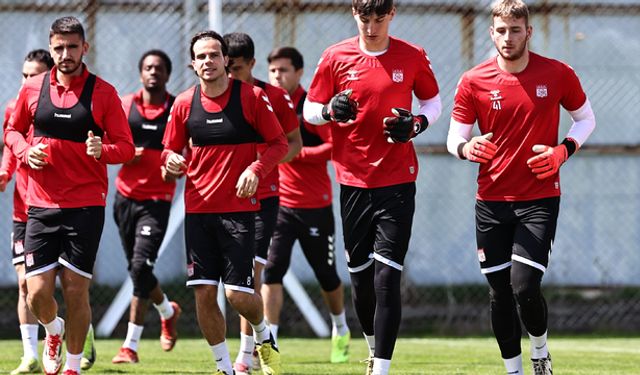 Sivasspor, Antalyaspor maçının hazırlıklarına devam etti