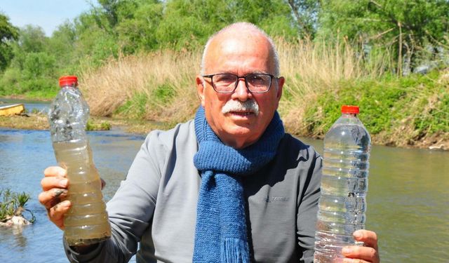 Gediz Nehri'nde bitmeyen kirlilik