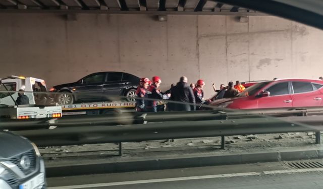 Karadeniz Sahil Yolu'nda zincirleme kaza