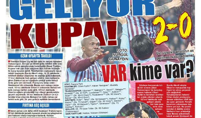 Trabzonspor’da final sevinci
