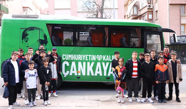 Çankaya Belediyesi'nden çocuklara sürpriz