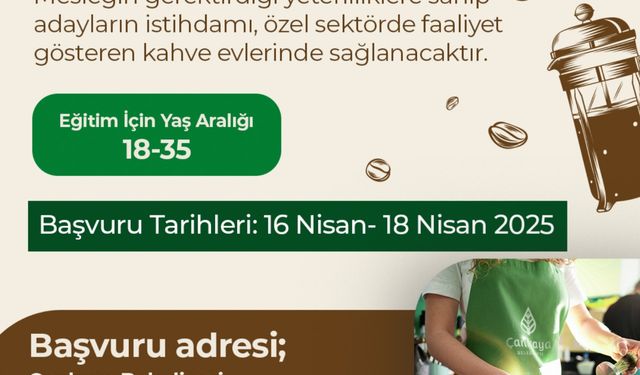Çankaya Belediyesi'nden Barista eğitimi