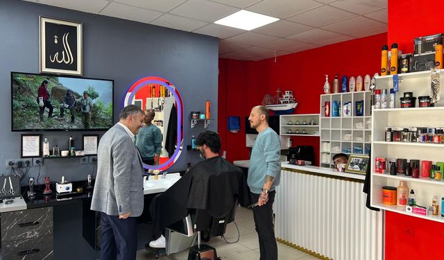 Çubuk Belediyesi'nden esnaf ziyareti