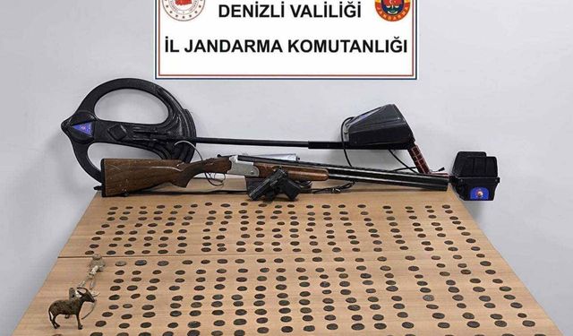 Denizli'de tarihi eser operasyonu