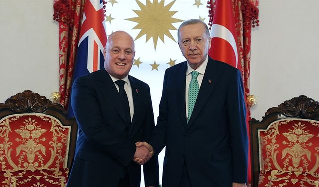 Erdoğan, Yeni Zelanda Başbakanı Luxon’u  ağırladı