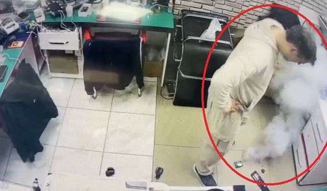 Tamir sırasında patladı