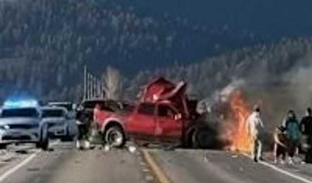 ABD’de Yellowstone yakınlarında kaza