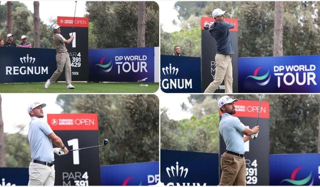 Antalya'da 'golf turnuvası' heyecanı başladı