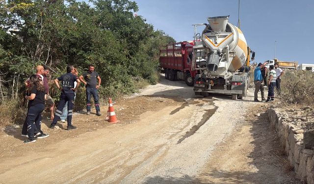 Beton Mikseri ve Kamyon Arasında Sıkışarak Can Verdi