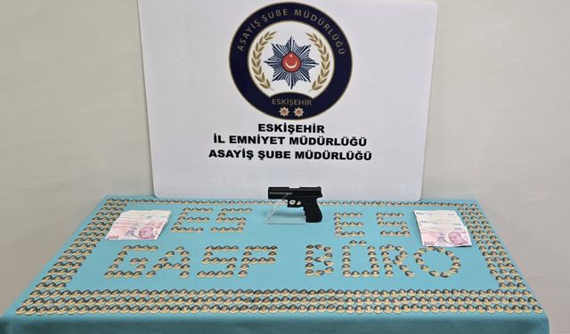 Eskişehir'de sahte gram altın operasyonu