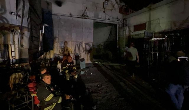 Kayseri’de Atölye Yangını