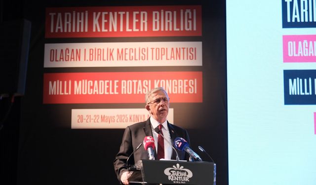 Mansur Yavaş Tarihi Kentler Birliği Olağan 1. Meclis Toplantısı'nda konuştu