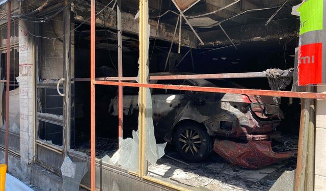 Oto Yıkamacı Yangında Can Verdi