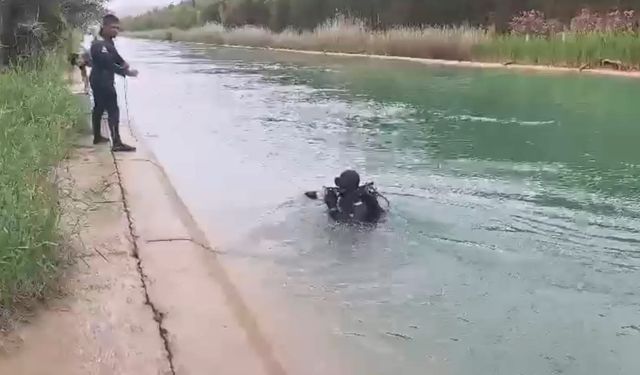 Sulama Kanalına Düşen Ali Aranıyor