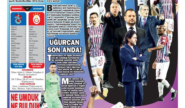 Trabzon'da Hayal Kırıklığı