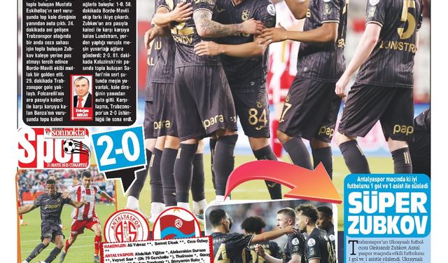 Trabzonspor'dan Güzel Final