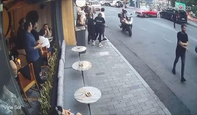 Vale klasik araçla kaza yaptı!