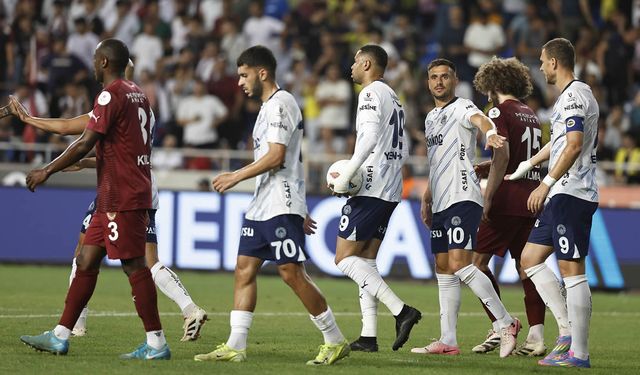 Fenerbahçe'de şok yenilgi... Hatayspor'dan 4 gol yediler...