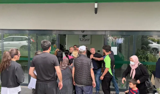 Başkent'te inşaat firması önünde eylem
