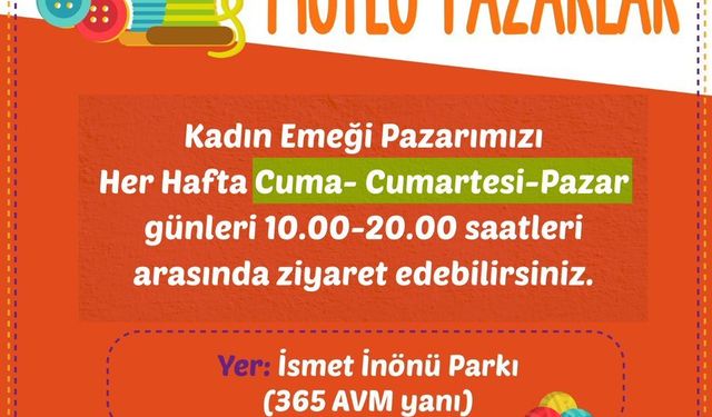 Çankaya'da Kadın Emeği Pazarı