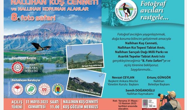 Nallıhan'da 8. Fotosafari Yarışması