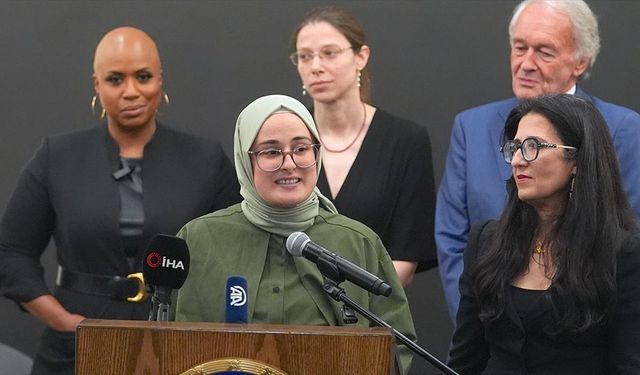 ABD'de serbest bırakılan Rümeysa Öztürk'ten açıklama