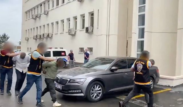 Ankara'da polise saldıran kişiler yakalandı