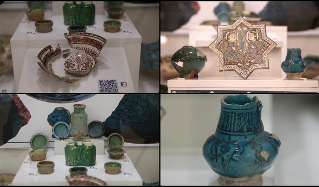 Ani'deki Bulunan "Sırlı Seramikler" Sergilenmeye Başlandı