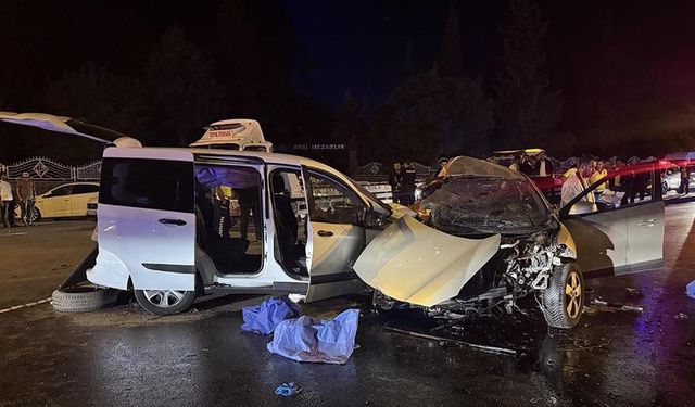 Gaziantep'te feci kaza: 5 ölü, 2 yaralı!