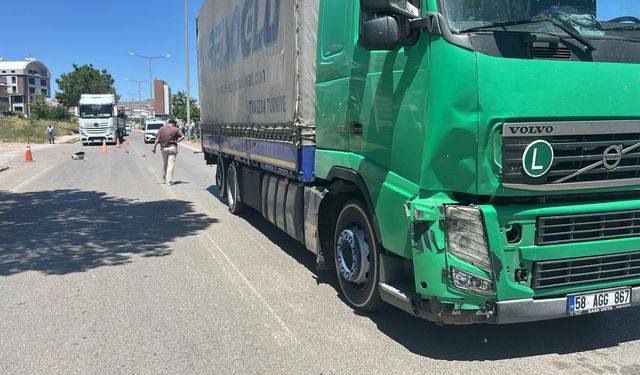 Sivas'ta feci TIR kazası