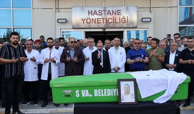 Sivas'ta yaşamını yitiren doktor  son yolculuğuna uğurlandı!