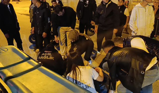 İnegöl’de Motosiklet Kazası