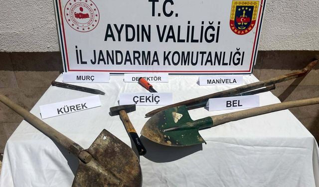 Kaçak kazıya suçüstü