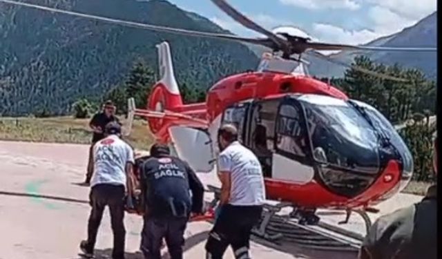 Kayseri'de Traktör Uçuruma Düştü