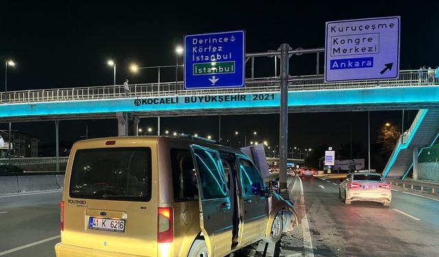 Kocaeli'nde beklenmedik kaza