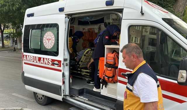 Kütahya'da emlak ofisinde yangın!