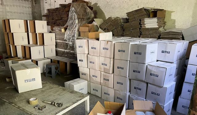Samsun'da kaçak içki operasyonu