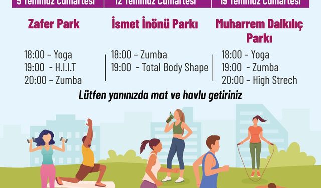 Çankaya Belediyesi'nden yaza sportif giriş