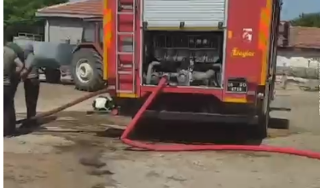 Polatlı’da Garaj Yangını: Tarım Aletleri Kül Oldu!