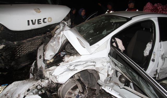 Konya'da korkutan zincirleme kaza