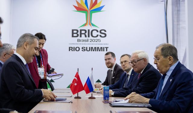 Hakan Fidan ve Sergey Lavrov Brezilya'da görüştü