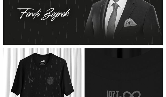 Manisa FK'dan Ferdi Zeyrek için yas forması