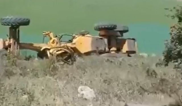 Sivas'ta otomobil uçuruma sürüklendi